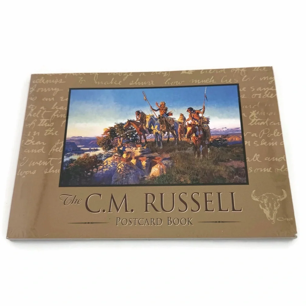C.M. Russell Postcard Book - New Sealed